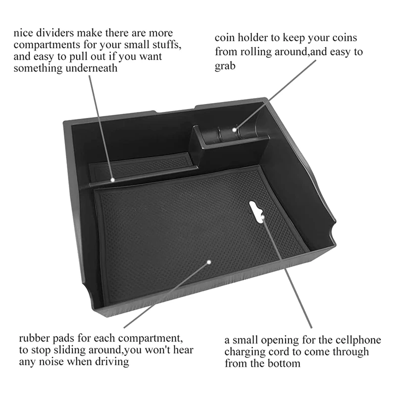 Органайзер центральной консоли для Toyota Sienna 2011-2020 коробка хранения поддонов