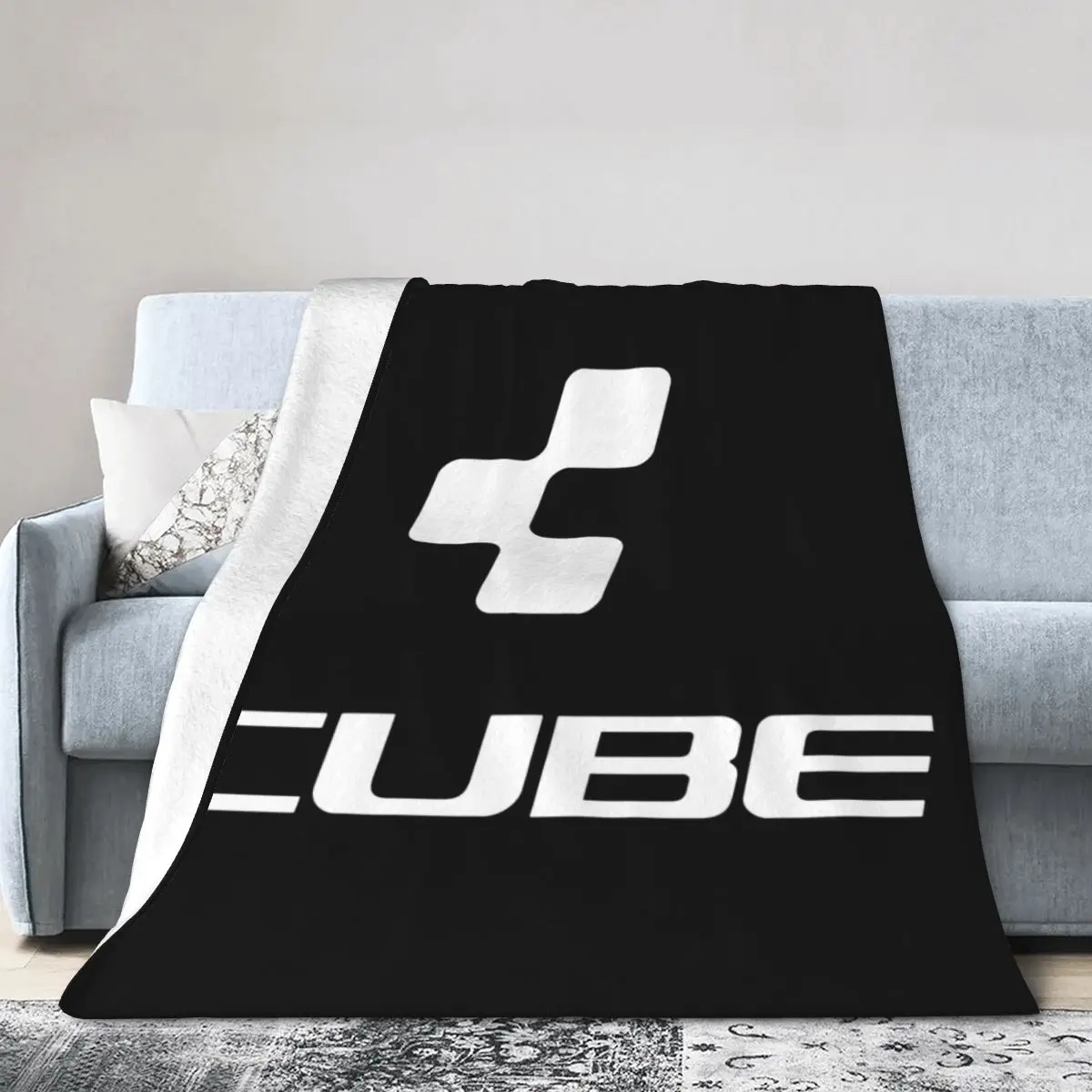 

Cube Cycling T Mtb Mountain Bike Atb Mtb Comforter Bed Soft Blanket Bed Throw Anti-pilling outdoor travel blanket portable soft