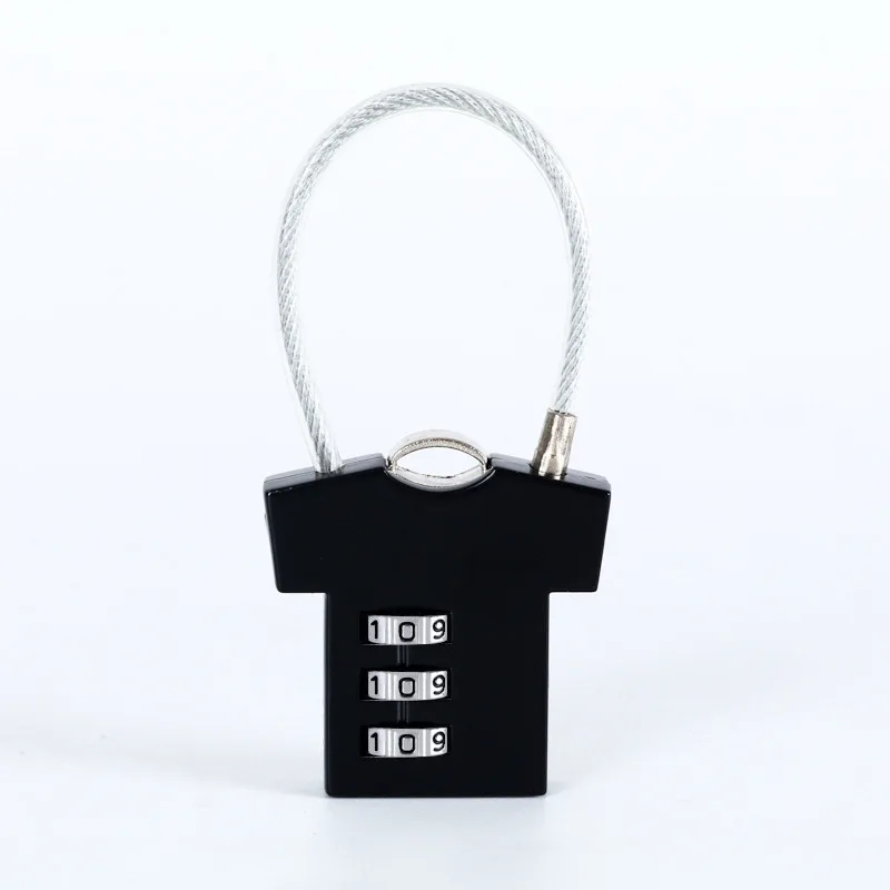 Металлический замок безопасности для багажа, сбрасываемый замок с кодом для багажа, комбинированный мини-замок с кодом из цинкового сплава, 3 циферблата