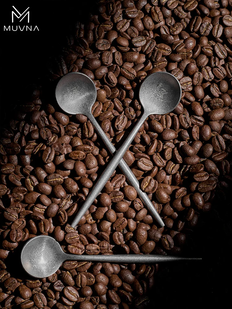 Кофейная ложка из нержавеющей стали MUVNA для эспрессо портативные барные