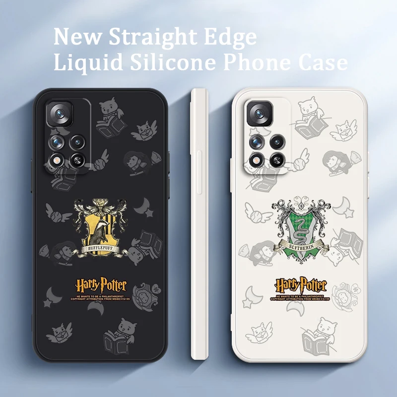 

Logo Potters Wand Harries Liquid Rope TPU Cover Phone Case For Xiaomi Redmi Note 11 11S 11T 10S 10 9S 9T 9 8T 8 Pro Plus 5G