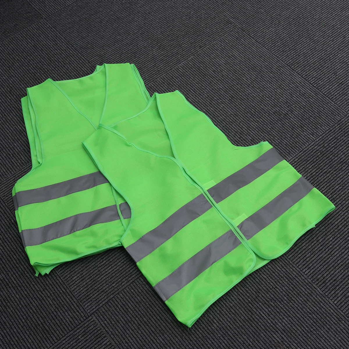 4 PCS High Visibility Cycling Riding Vests Reflective Safety Jackets for Outdoor Construction Work Road Traffic San