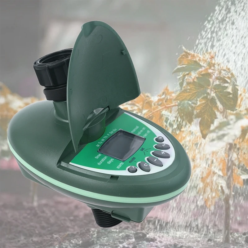 

Automatic Electronic Garden Watering Timer Irrigation Controller Home Gardening Sprinkler LCD Display