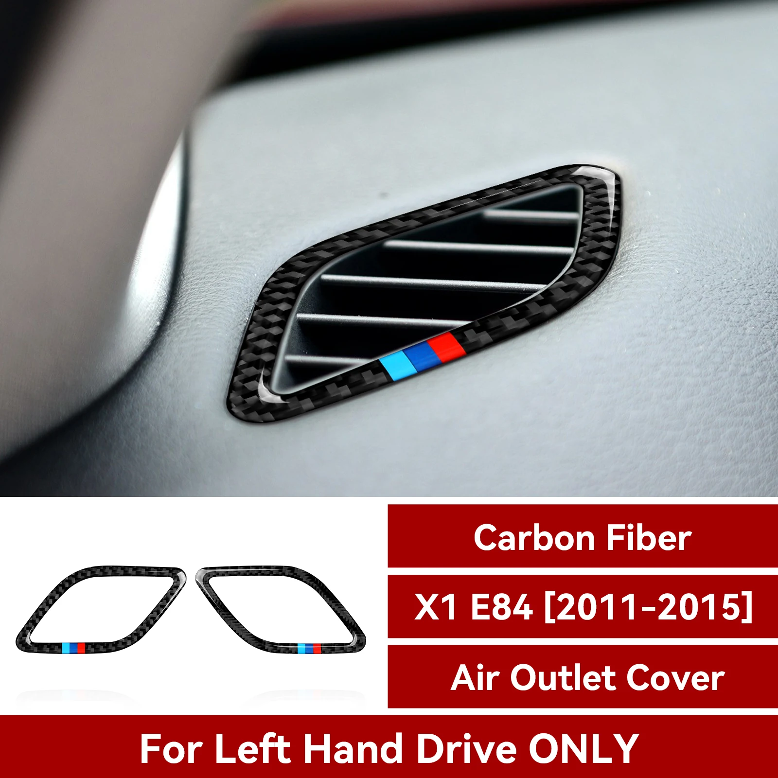 

Car Carbon Fiber Protector Patch For BMW X1 E84 2011-2015 Dedicated Parts Auto Interior Decorative Stickers Trim Accessories