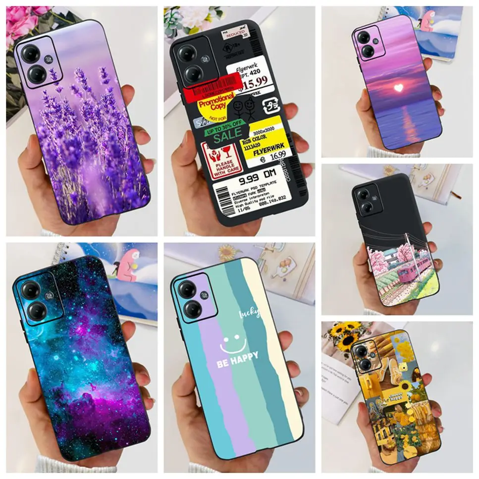 Хит продаж, чехол для Motorola Moto G14, модный мультяшный астронавт, Мягкая силиконовая задняя крышка из ТПУ, чехлы для телефонов Motorola MotoG14 G 14 6,5 дюйма