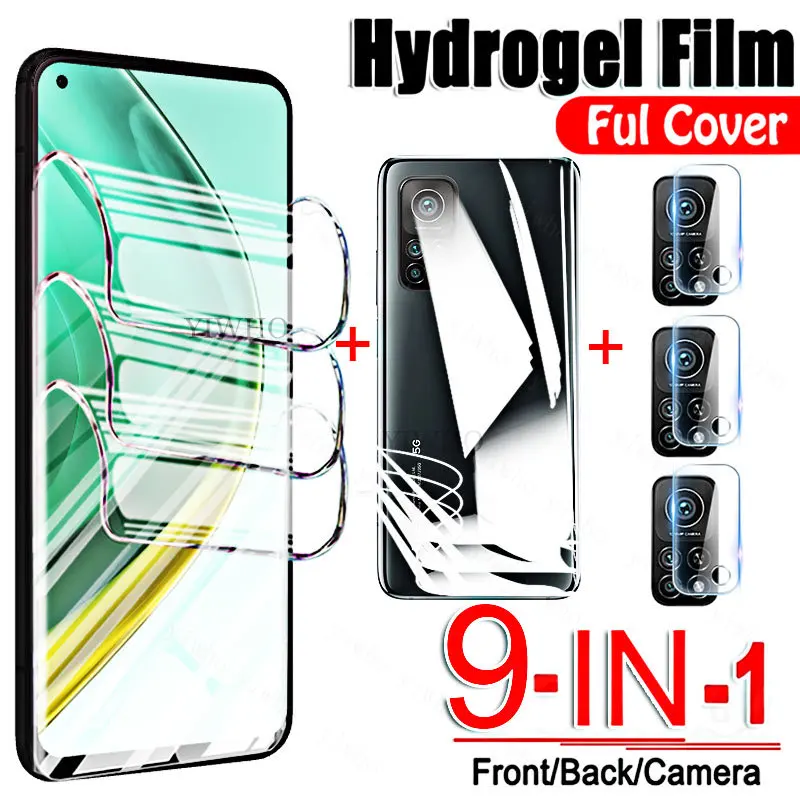 Гидрогелевая Защитная пленка для Xiaomi Mi 10T Pro, стекло для задней панели камеры Xiaomi10t Pro Xiomi 10T, мягкая водостойкая Гелевая пленка