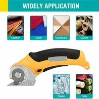 rechargeable electric scissors wireless battery cutter cloth carpet pvc leather cutting tools cordless sewing shear doubl blade