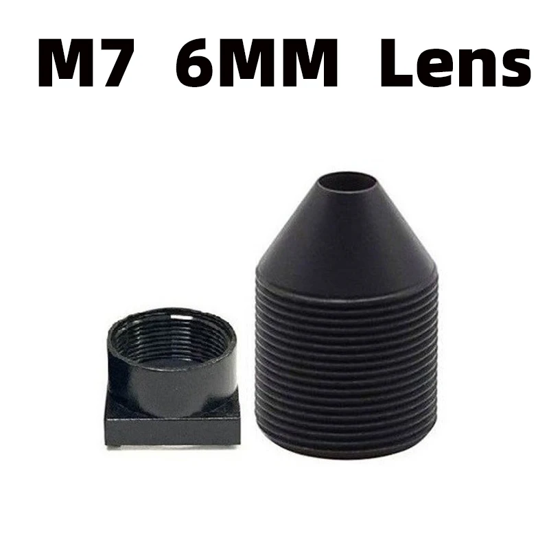 

Mini Camera Pinhole Lens M7 X 0.35 Mount Focal Length 6MM HD 2MP 1080P Aperture F2.4 Format 1/2.7" for Survillance CCTV Cameras