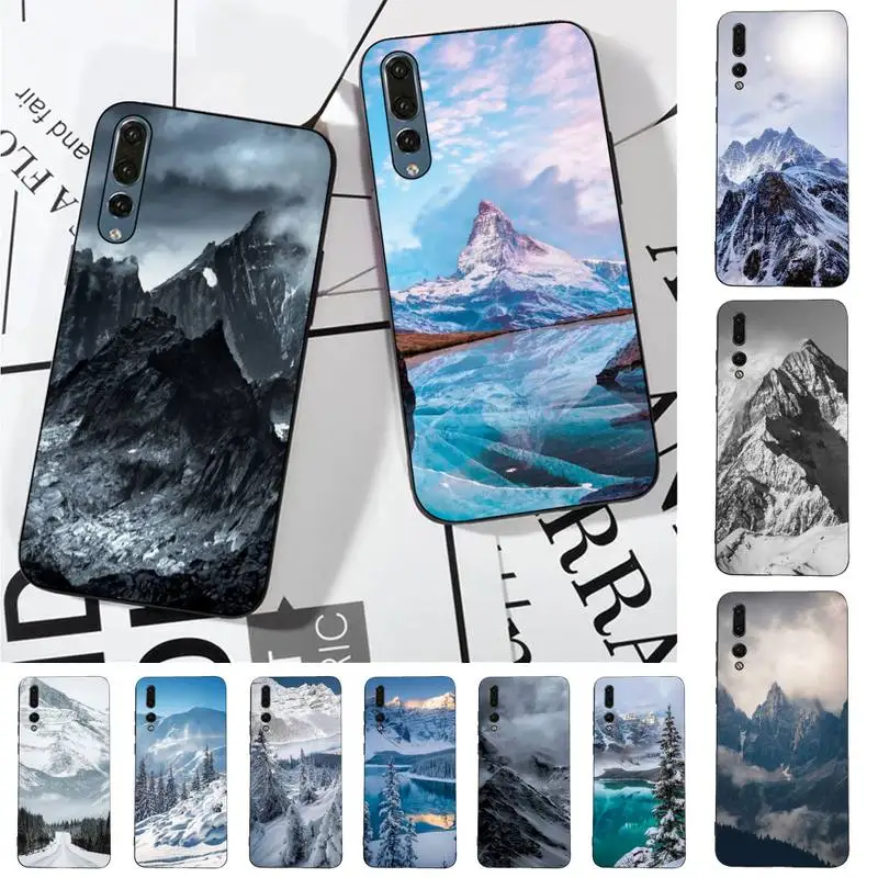 

Mountain Phone Case for Huawei P30 40 20 10 8 9 lite pro plus Psmart2019