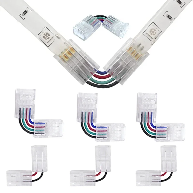 

GRN-FLASHING LED strip fix snap разъёмы для светодиодных лент