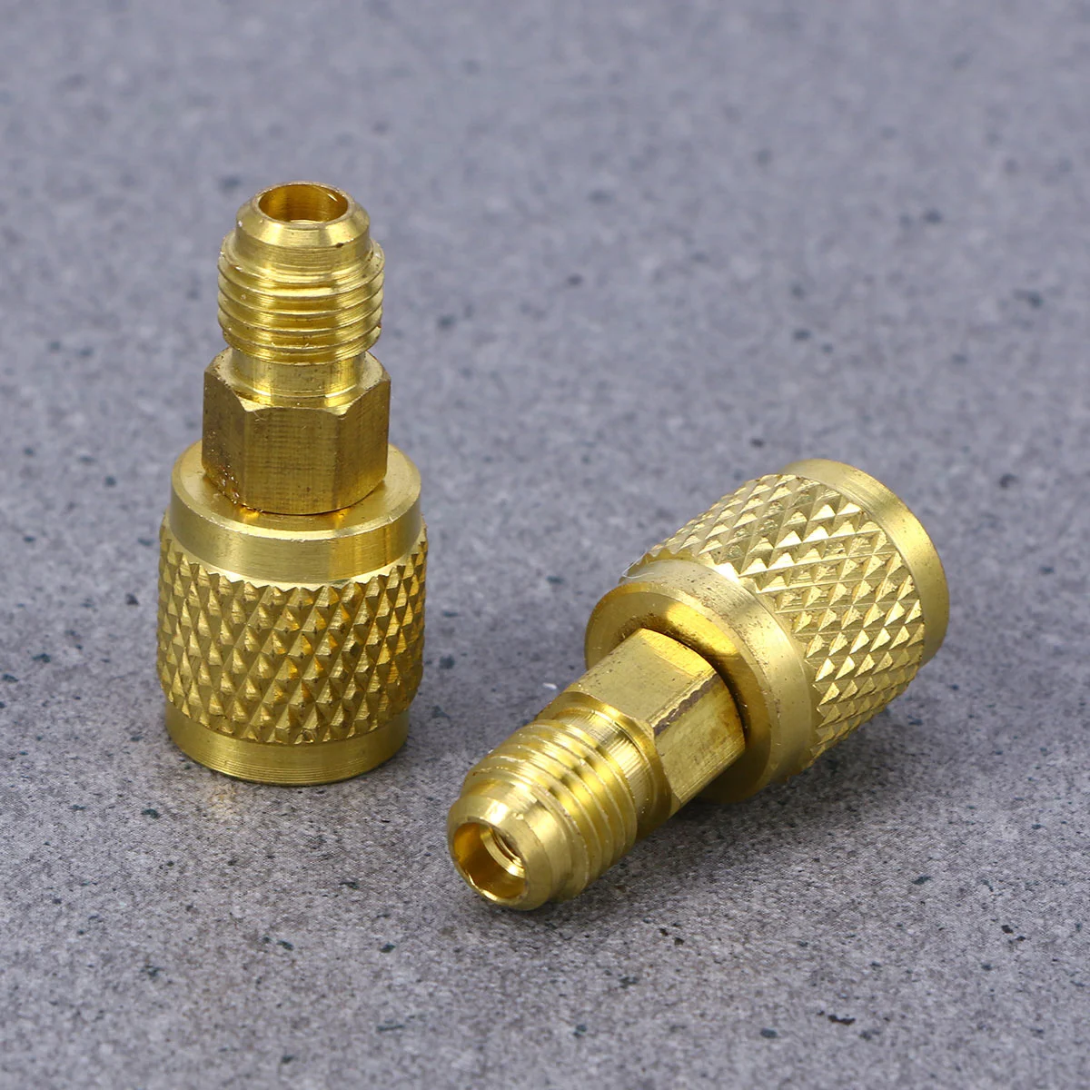 

2pcs Port Straight Adapter High- End Conditioning Manifold Converting Adapter Hose for Air Conditioner