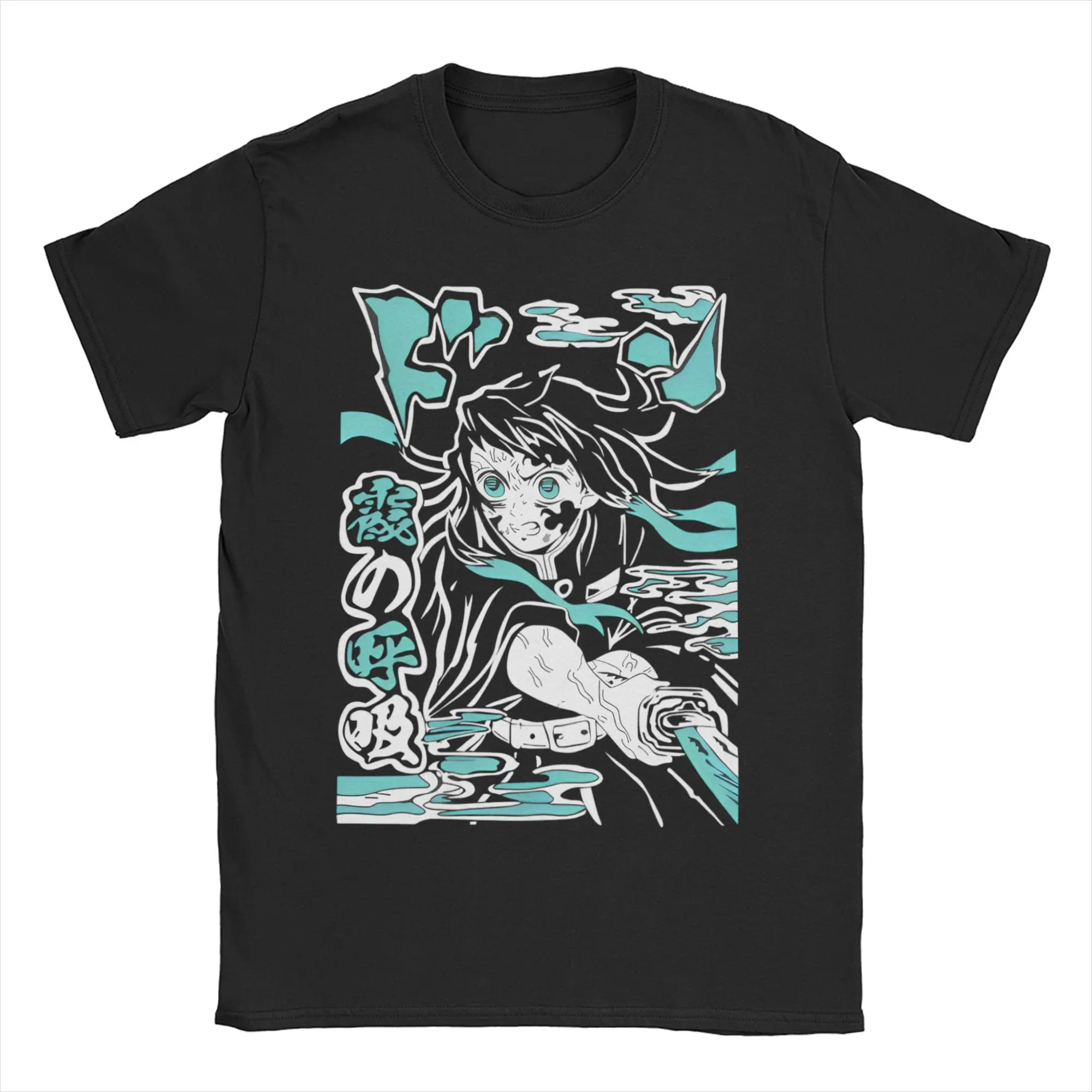 Футболки Muichiro Tokito для мужчин и женщин аниме Убийца демонов новинка футболки из