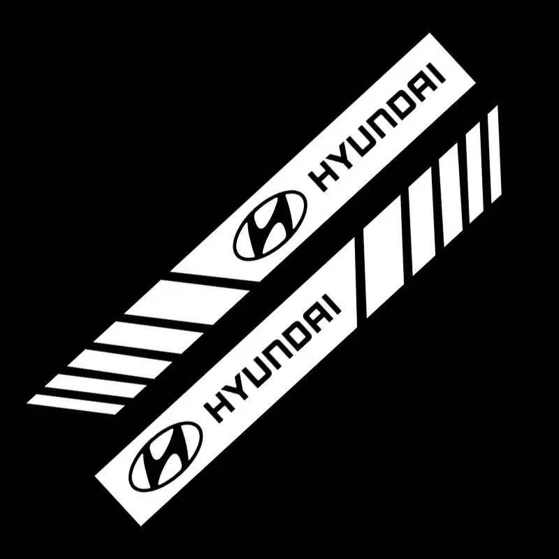 

2 шт. автомобильное зеркало заднего вида, боковая наклейка в полоску, наклейка на кузов автомобиля для Hyundai I30 I20 IX35 I40 Tucson Getz Veloster Kona Elantra