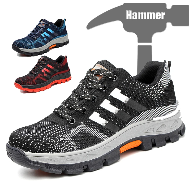 

Casual Sneakers Labor Shoes Men's Smash-proof and Puncture-proof Work Shoes Safety Shoes