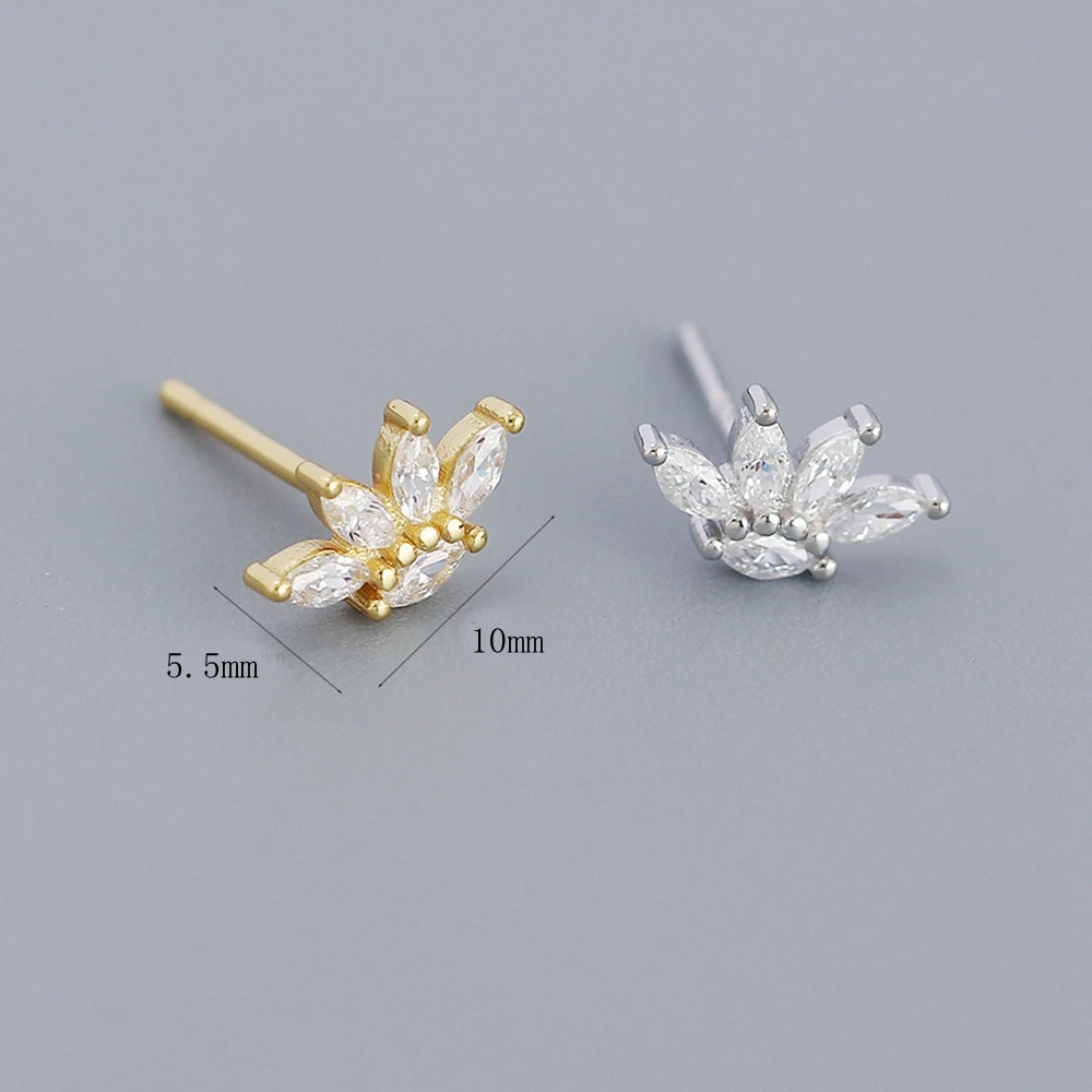 HELON 1.0ct серьга с муассанитом однотонные серьги из желтого золота 9k Lab выросшие