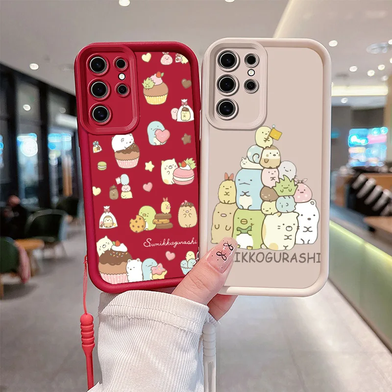 S-Sumikko G-Gurashi Eyes лестница веревка Чехол для телефона Xiaomi 12T 11Lite 14 Poco F5 F4 2 X5 4 3 M3 Redmi 9AC