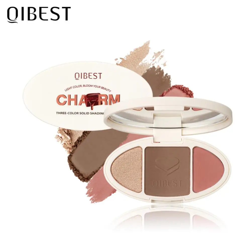 1/3/5 шт. палитра румян для лица 5 цветов натуральный оттенок щек румяна блестящие