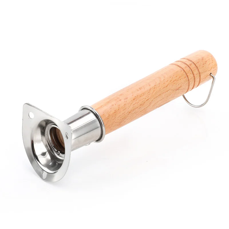 

Snow pan wooden handle stainless steel handle Japanese milk pan handle soup pot noodles small pot replace beech wood handle