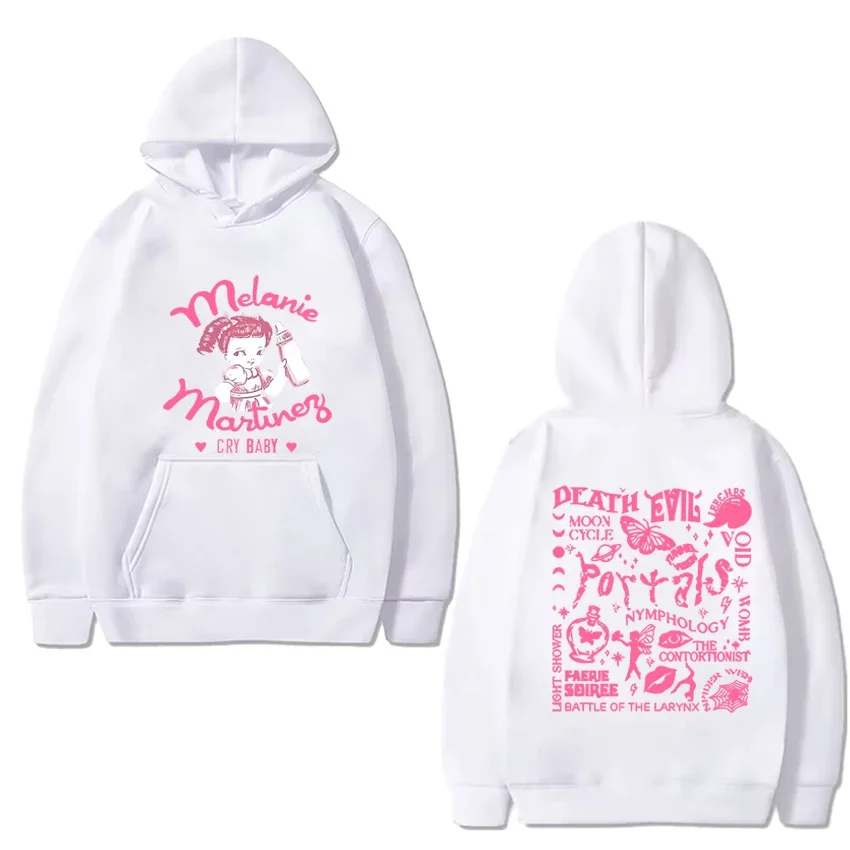 Толстовка певица меланин Мартинез с принтом плакша малыша 2024 для мужчин и женщин