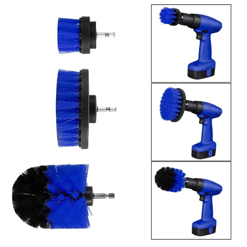 3 шт. набор щеток для чистки электрической дрели вращающаяся щетка автомобильных