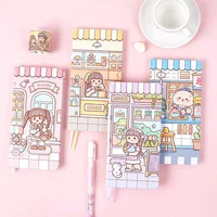 cute little mochi kawaii cartoon girl sweet pink weeks planner 176p grid paper 94191mm 20222023 pocket weekly agenda