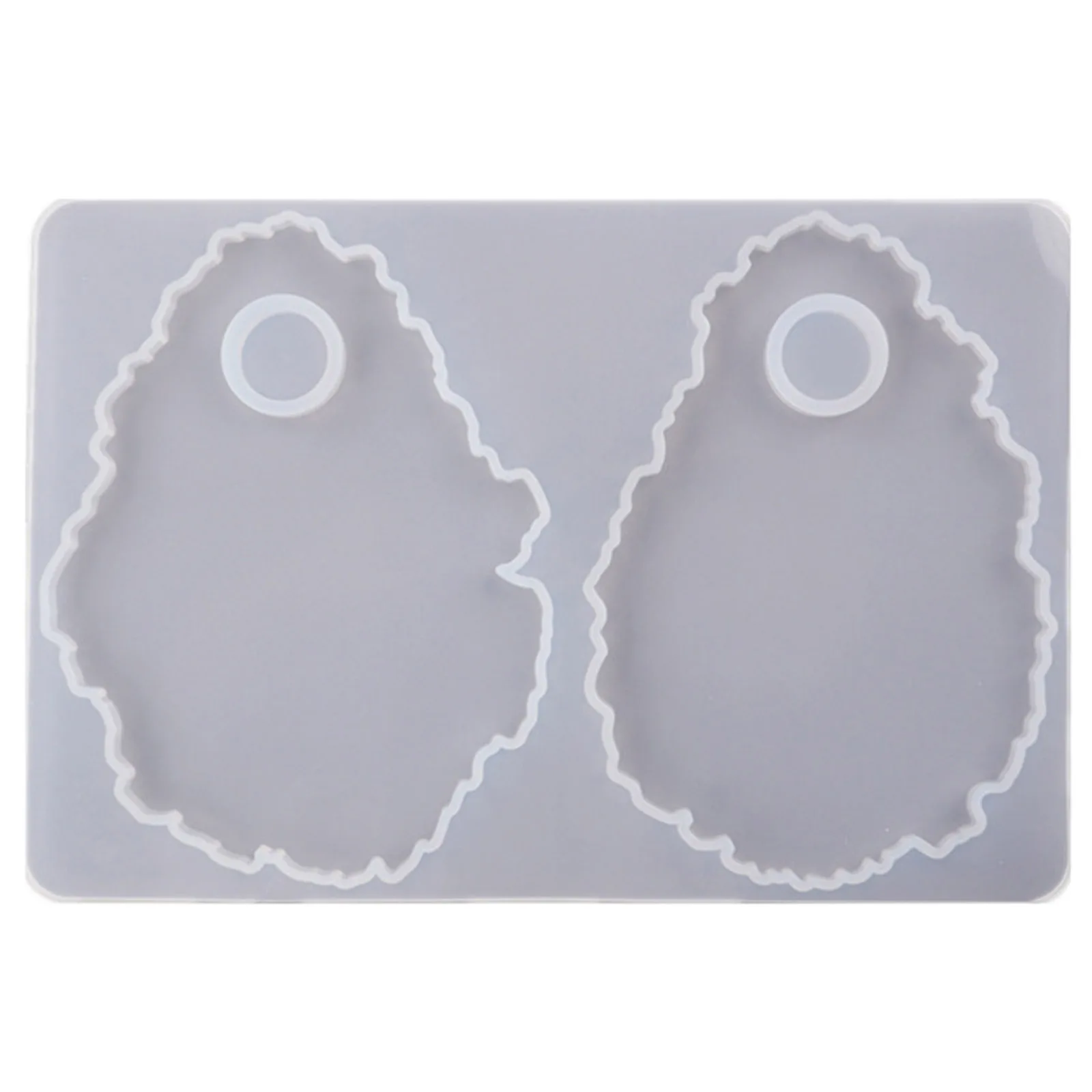 

19.7*13.2cm/7.74*5.19inch Resin Casting Mold Agate Silicone Handmade Decorative Epoxy Mould for DIY Handcraft Desktop Decoration
