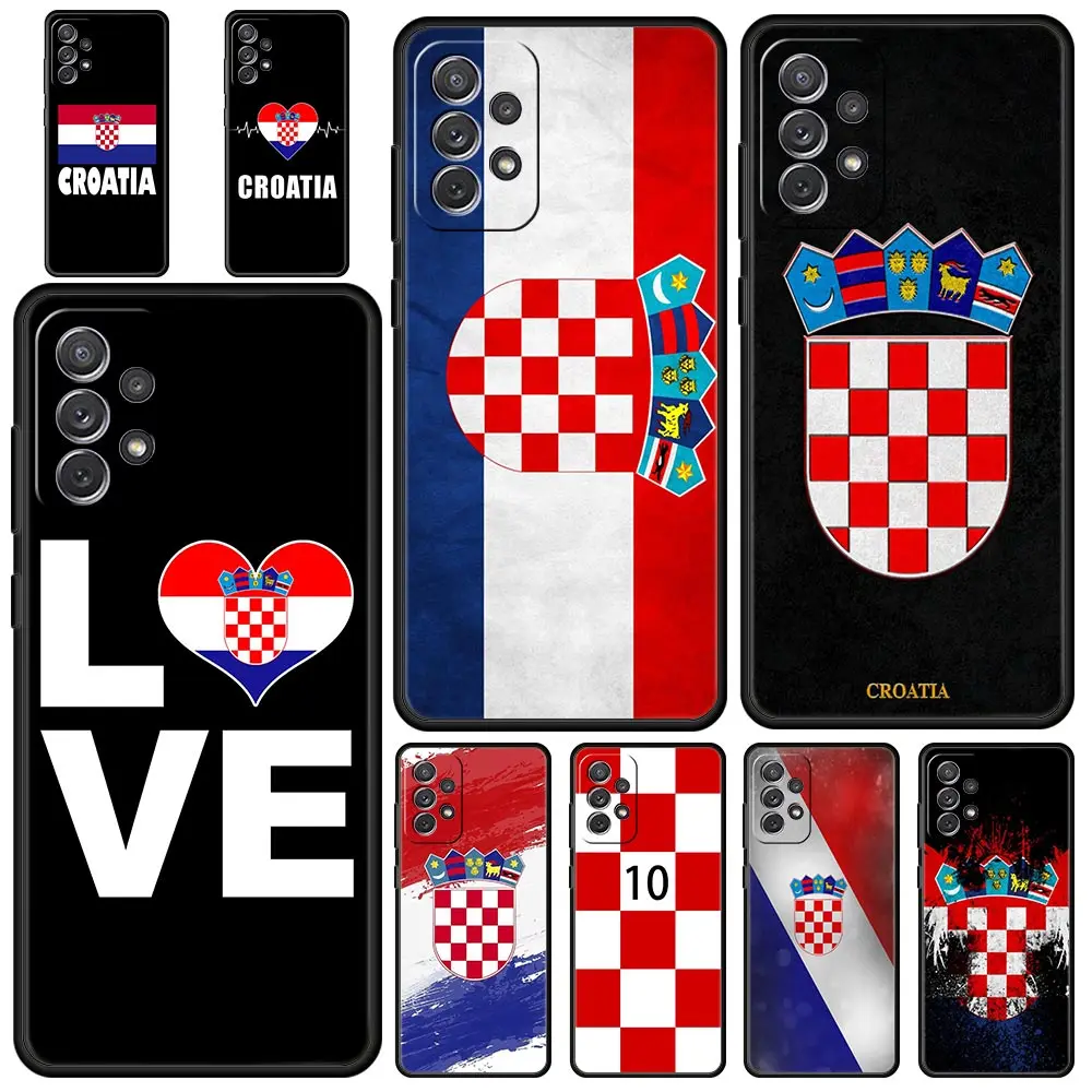 

Croatia Flag Soccer Phone Case for Samsung Galaxy A51 A71 A21S A12 A11 A31 A52 A41 A32 A01 A23 A33 A53 A73 A03S A13 5G Cover