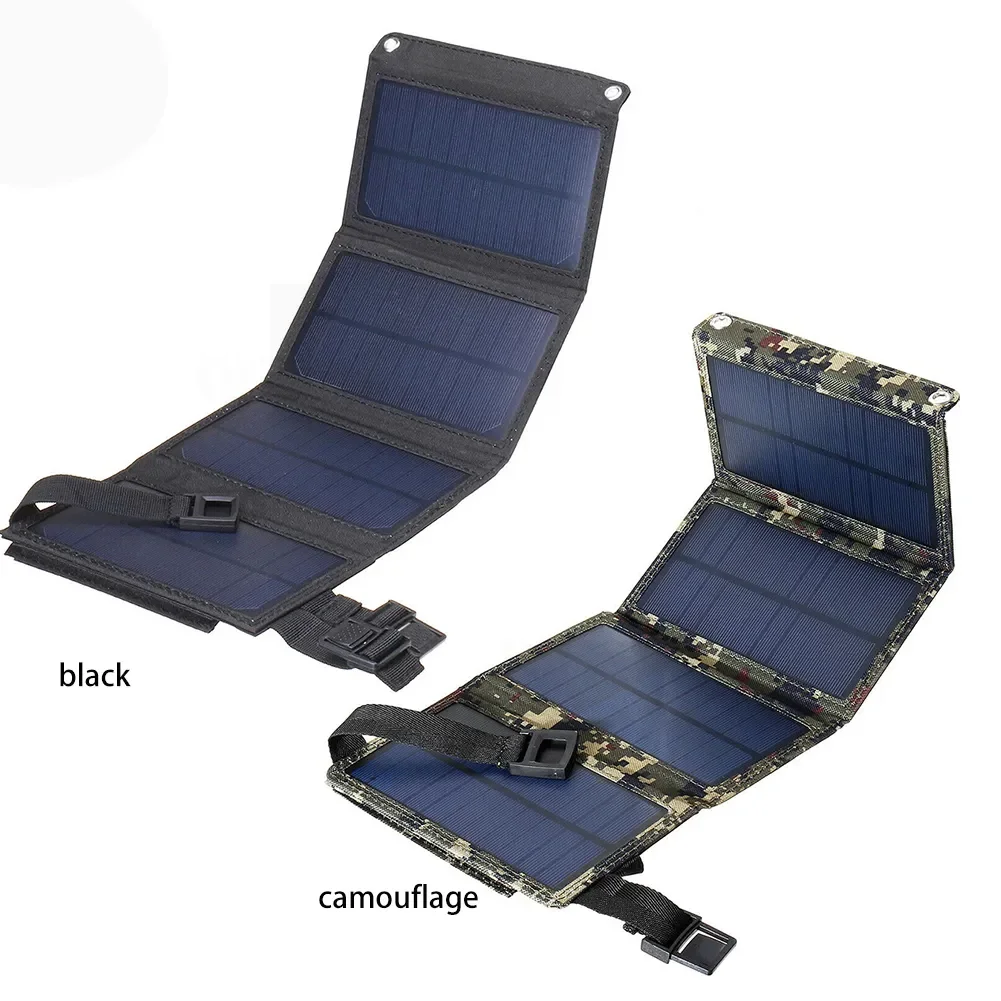

Stunning 5V USB Output Portable Waterproof Solar Cells Power Bank Battery Charger Devices with Folding Solar Panels - Perfect fo