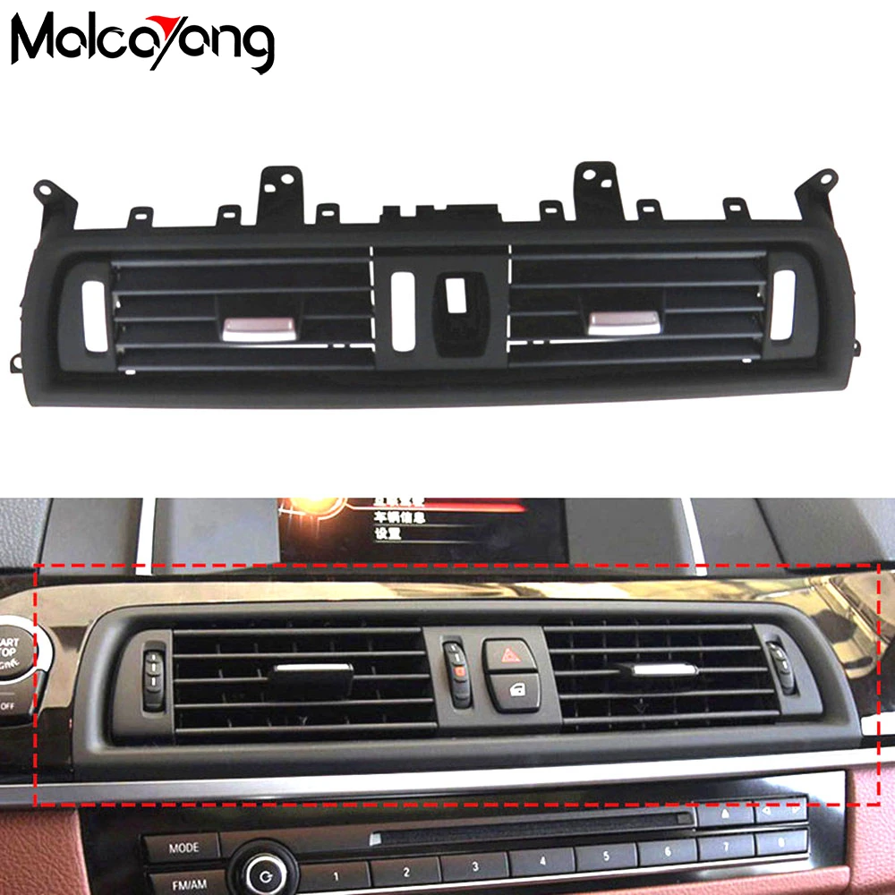 

For BMW F10 F11 F18 5 Series 520 523 525 528 530 535 Car Front Console Center Grill Dash AC Air Heater Vent Cover 64229166885