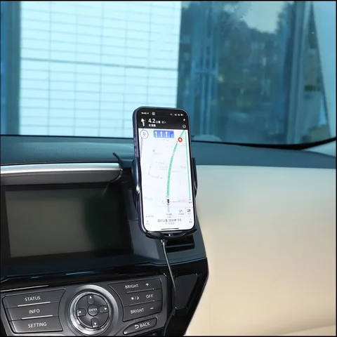 1 шт. автомобильный держатель для телефона, подставка для телефона, подходит для Nissan Pathfinder 2013-2018, центральное управление, воздуховыпускной кронштейн для мобильного телефона