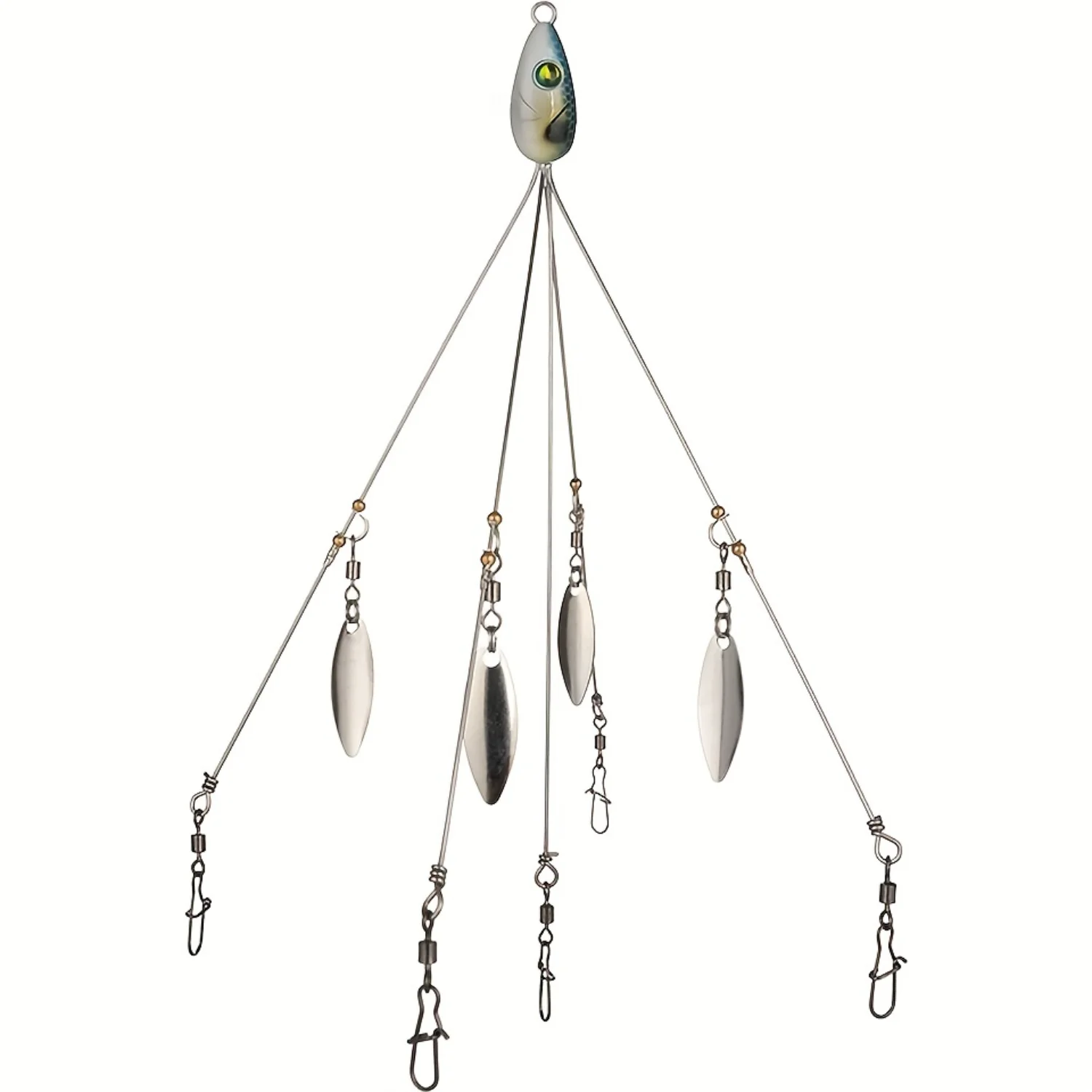 1 шт. премиум-класса 21 5 см/8 46 дюйма 17 г зонтичная установка для ловли окуня -