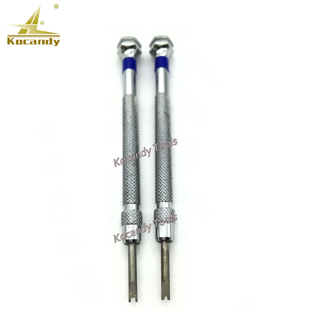 2 pcs/lot H type Screwdriver for Hublot Watch Bezel Band Strap Watch Repair Tool- Double Headed Blade 1.0mm & 1.5mm Herramientas