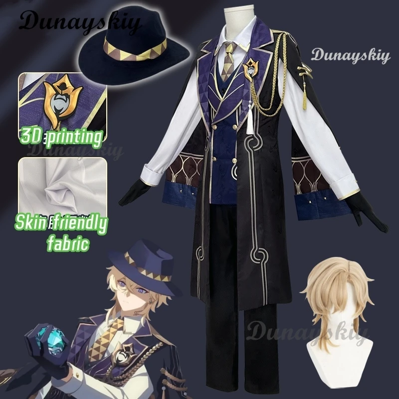 Honkai звезда рельс авантюрин косплей костюм парик десять камней сердца Униформа