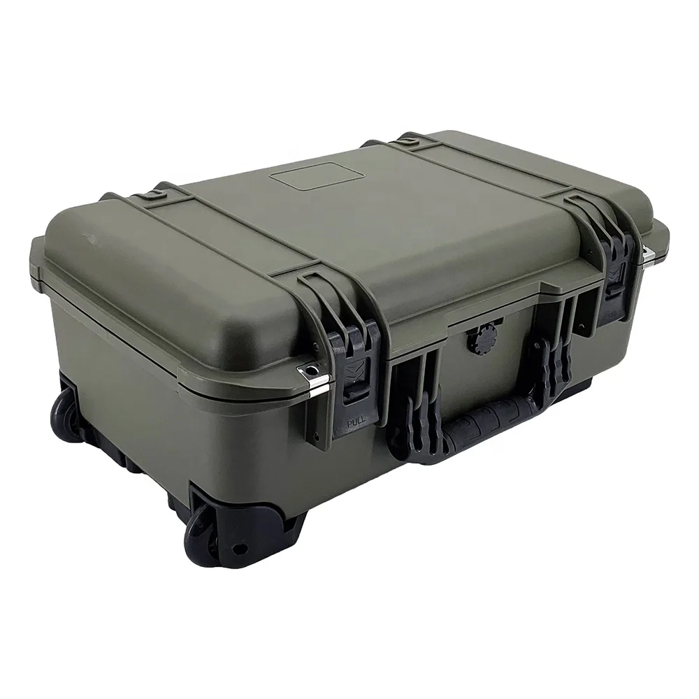 Logo Brand Large PP Equipment Tool Case With Wheels And Handle