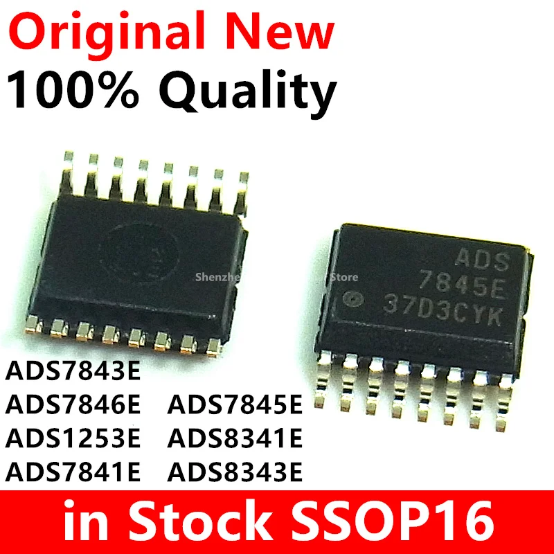 5 шт. новый оригинальный ADS7843E ADS7846E ADS1253E ADS7841E ADS7845E ADS8341E ADS8343E SSOP16