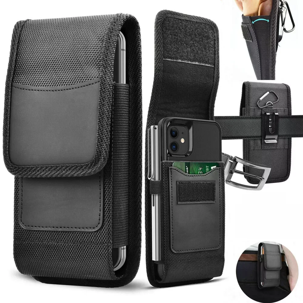 

Capacity Mobile Phone Bags Cell Phone Holster Pouch with Belt Loop Wallet Case Cover Case Waist Bag Phone Protector