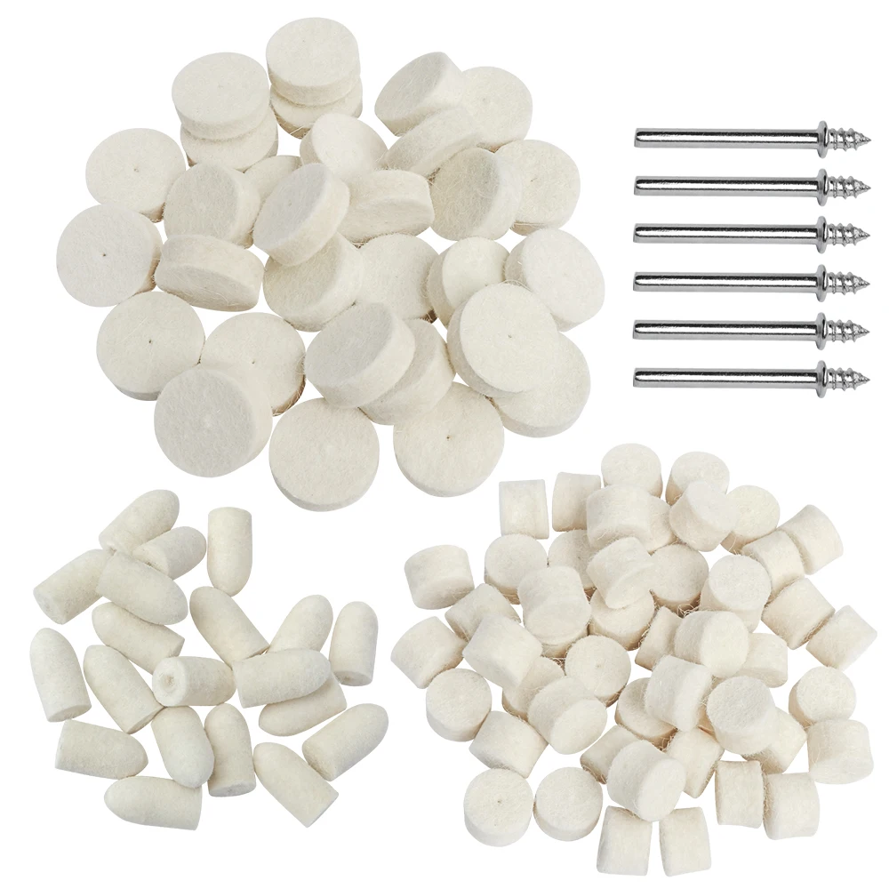 Полировальный шлифовальный круг из шерстяного войлока для аксессуаров Dremel и