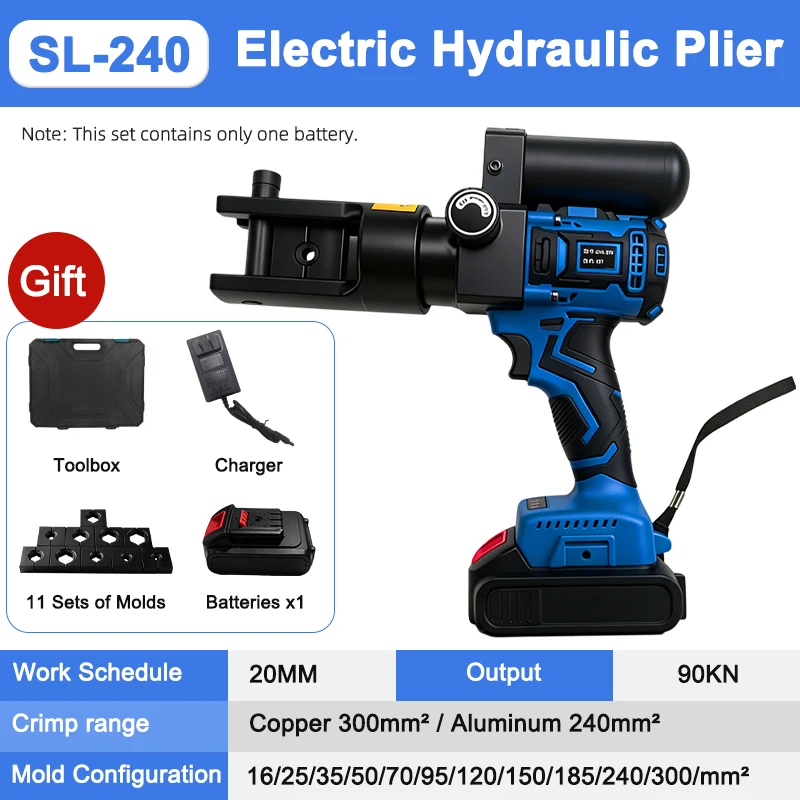 

Гидравлические обжимные клещи для медных клемм