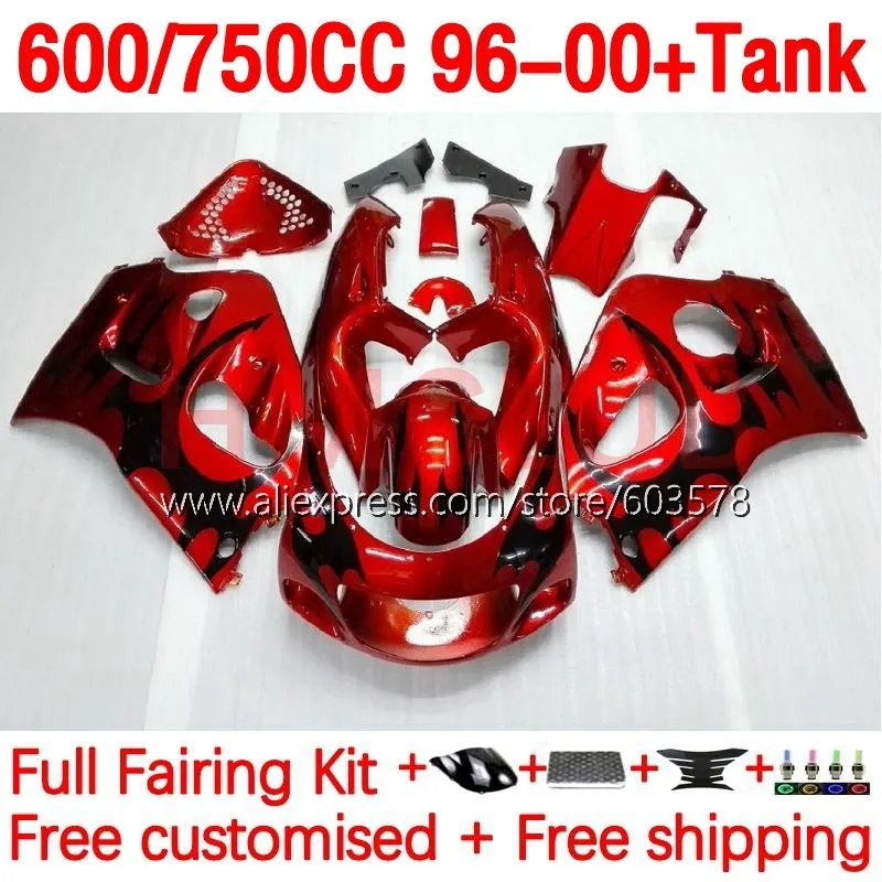 

Бак для SUZUKI SRAD GSXR750 GSXR 750 600 GSXR600 96 97 98 99 00 GSX-R600 1996 1997 1998 1999 2000 обтекатель № 21 красный глянцевый