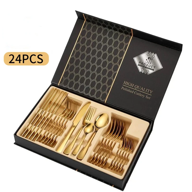 Stainless Steel Cutlery Stainless Steel Cutlery Gift Stainless Steel Cutlery Cutlery Set Kitchen Accessories Dinnerware Set