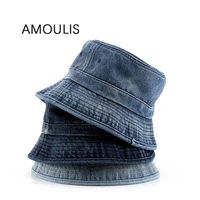 amoulis bucket hat for women and men fashion solid cowboy hats sun protection fisherman hat foldable sun hat travel beach caps