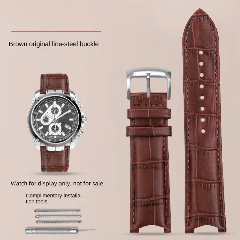 Ремешок для телефона кожаный ремешок Casio EF-524D-7A версия 5051 мужской сменный часов с