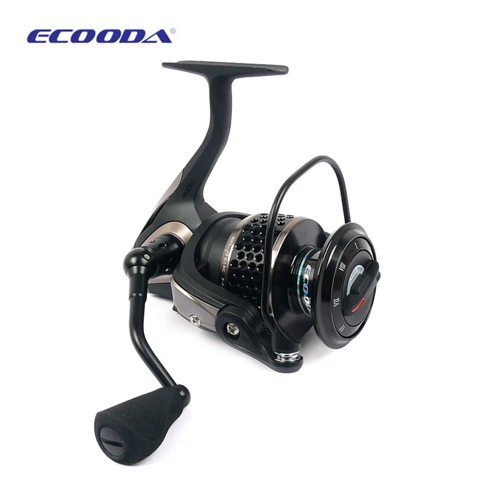 

ECOODA BLACK HAWK EBH II Spinning Fishing Reels 1000-5000 Metal Spool Saltwater/Freshwater Boat Rock Bass Lure Jigging Fishing