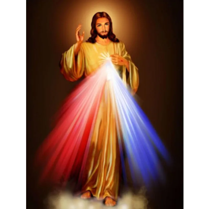 

Diamond Painting Religion Jesus 5d Diy Mosaic Full Square Round Drill Diamant Of Rhinestone Daimond Embroidery Pictures