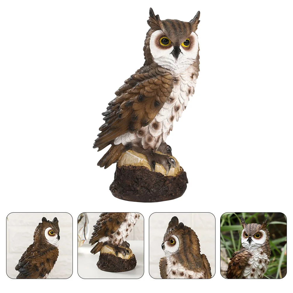 

Garden Owl Statue Decoration Lawn Resin Figurine Sculpture Ornament Home Garden Decoration