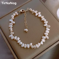 2022 new fashion classic luxury elegant irregular baroque natural freshwater pearl bracelet women jewelry party present