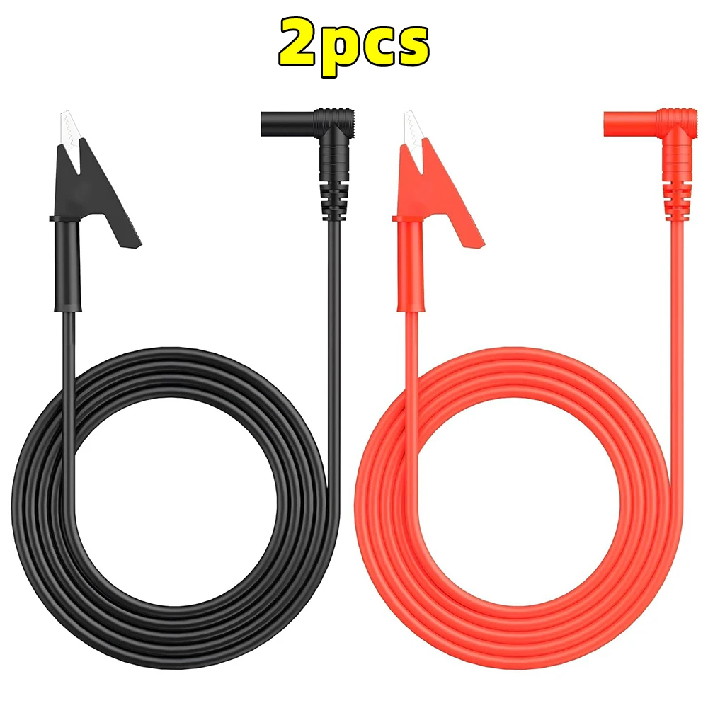 Зажимы типа «крокодил» к вилке типа «банан», тестовый кабель, разъем, двойной зонд, зажим «крокодил», электрический тестовый провод для тестирования мультиметра