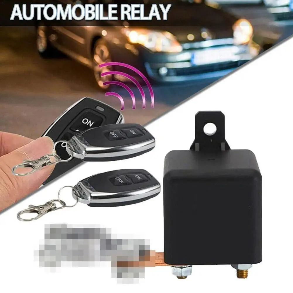 

Универсальный Реле переключения аккумулятора, 12 В, 120 А, 200 А, 250 А, встроенный беспроводной пульт дистанционного управления, отключение, откл...