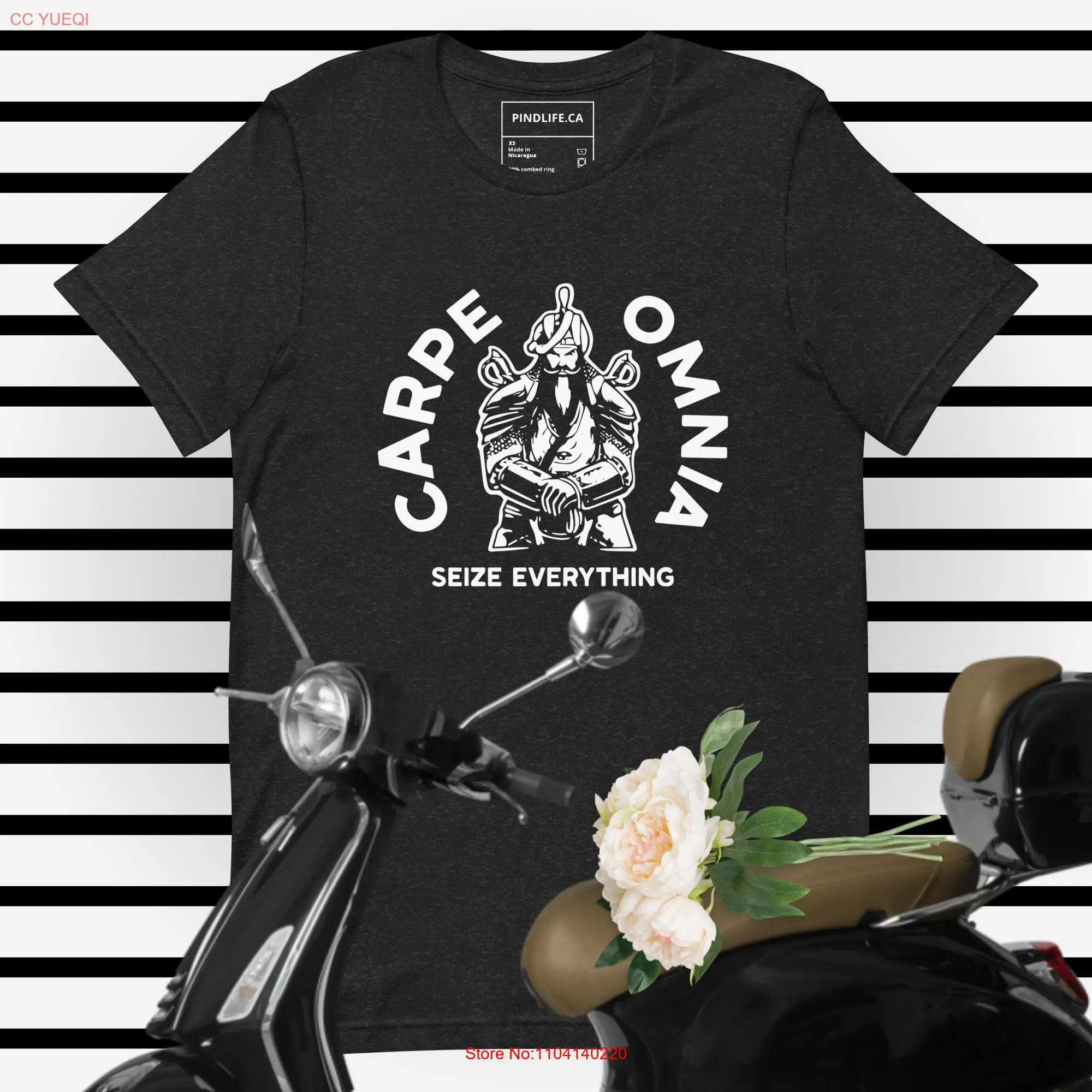 Pindlife Exclusive Carpe Omnia Seize Everything T Shirt long or short sleeves