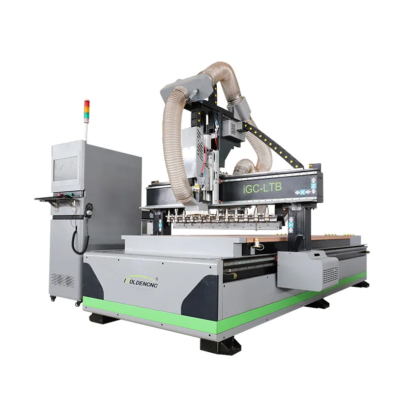 

Machinery 1300*2500mm 4*8 ft Automatic tool change ATC 1325 2030 CNC Router Machine with 8 Tools for Furniture Making